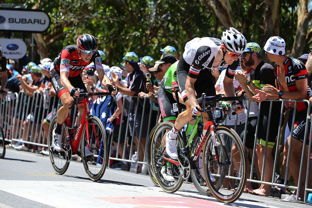 Wilco Kelderman (Team Sunweb) riding into the top-ten on GC