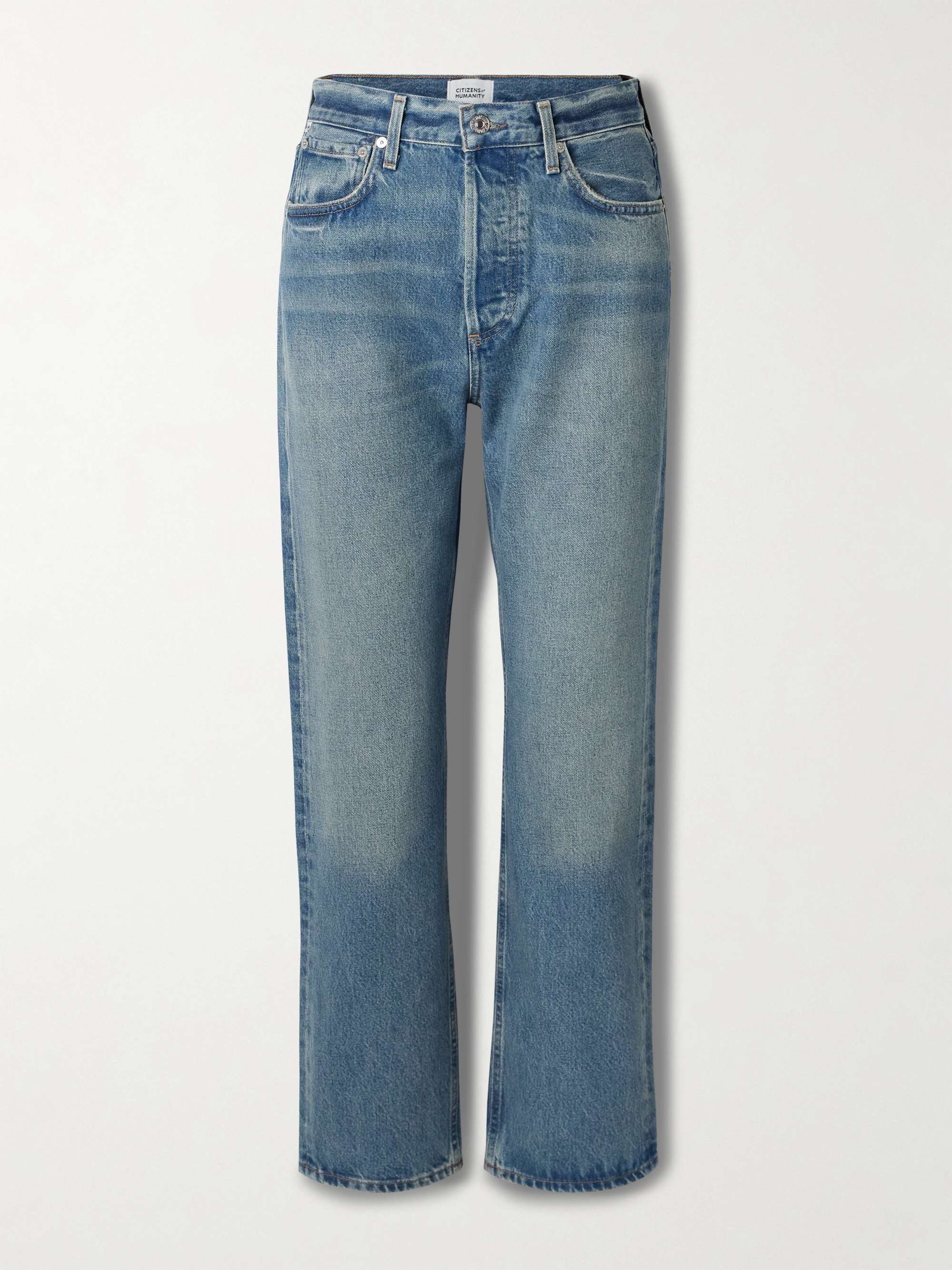 Blaine High-Rise Straight-Leg Jeans