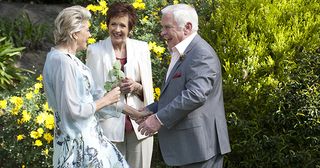 Lou Carpenter and Kathy Carpenter renew their vows in Neighbours