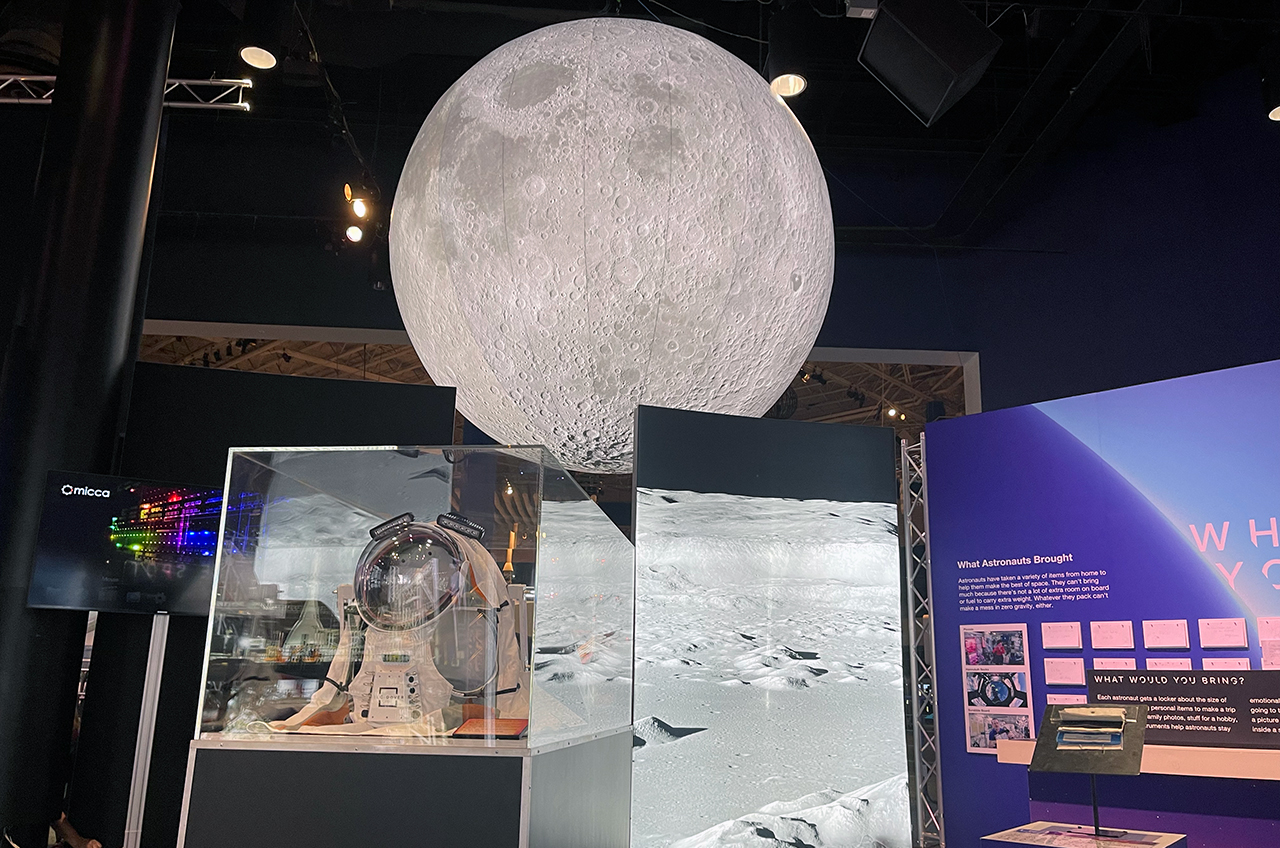 Space Center Houston's new Artemis exhibit showcases lunar exploration technology.