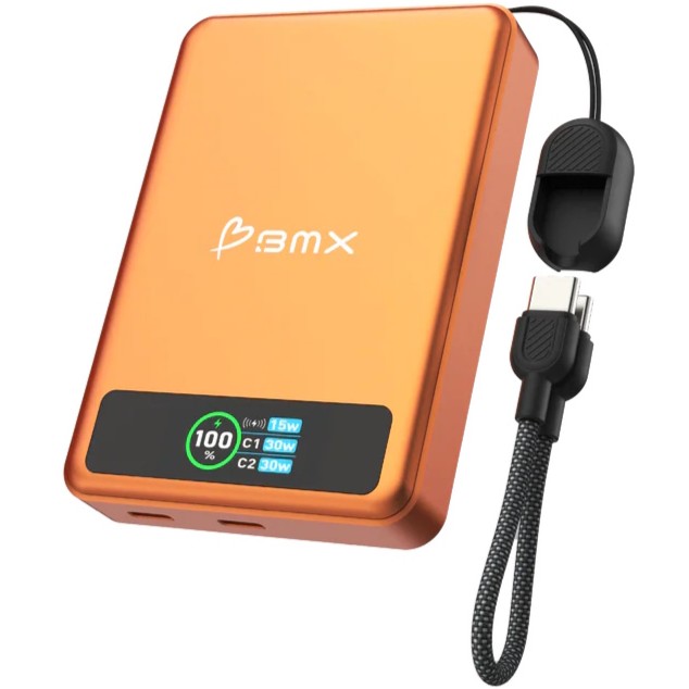 BMX SolidSafe 10K Solid-State Magnetic Power Bank