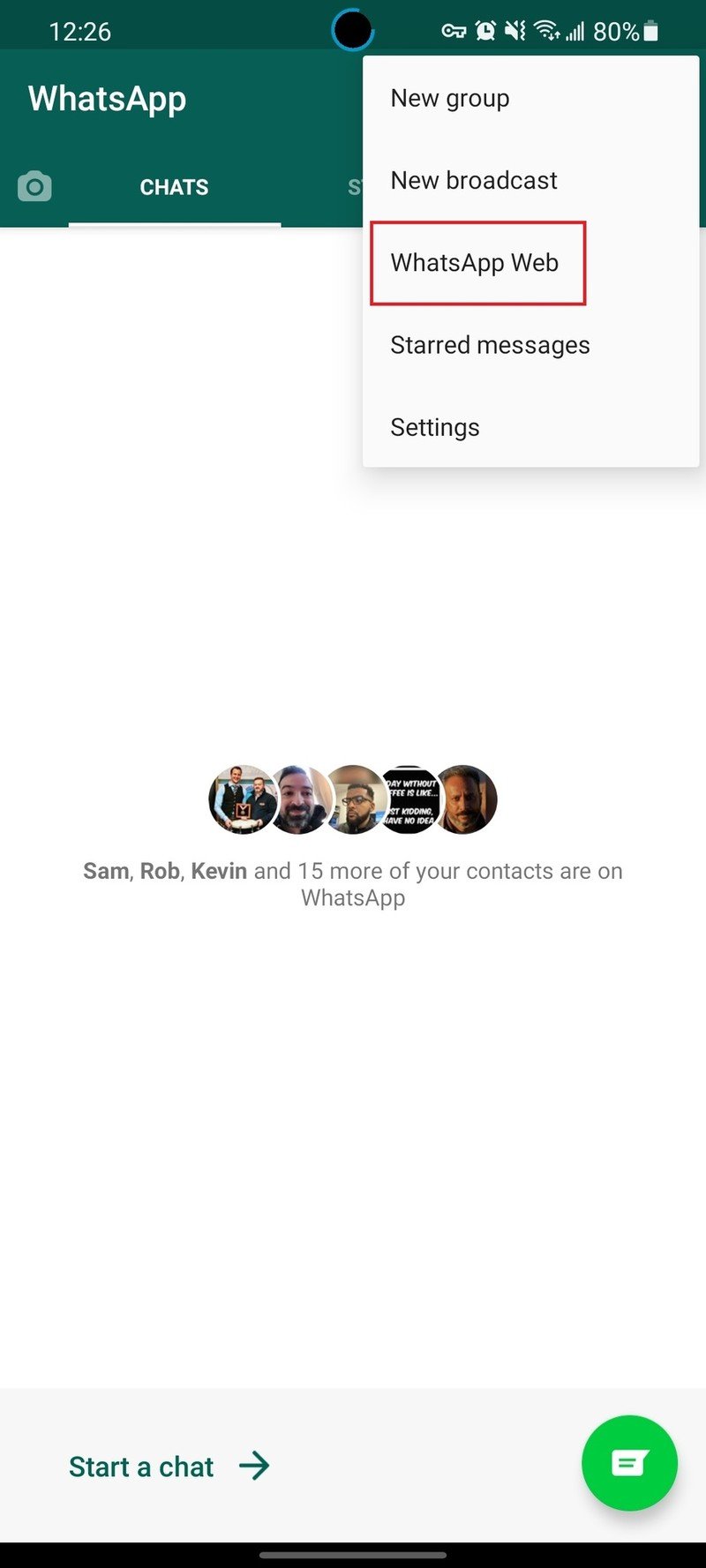 Link WhatsApp Account