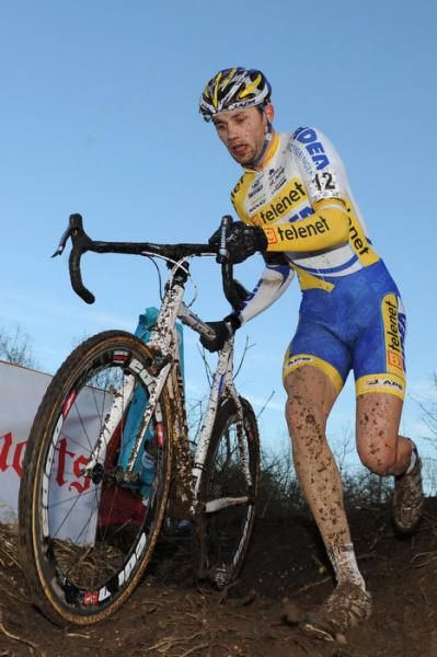 Eventual second-place finisher Rob Peeters (Telenet-Fidea)