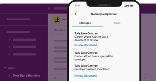 Slack and docusign integration