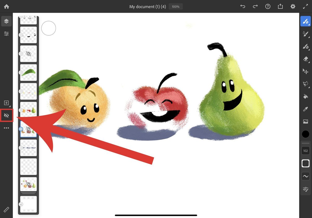 Adobe Fresco basic tool guide A simplified drawing app iMore