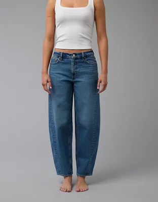 Ae Stretch Barrel Jean