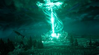 A screenshot showing the ritual of Nagash from Total War: Warhammer 3 as shown in the Total War 25th Anniversary Showcase