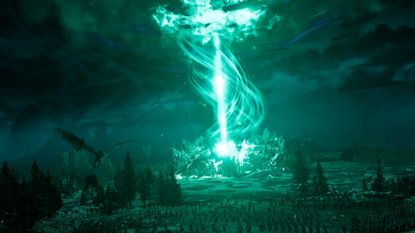 A screenshot showing the ritual of Nagash from Total War: Warhammer 3 as shown in the Total War 25th Anniversary Showcase