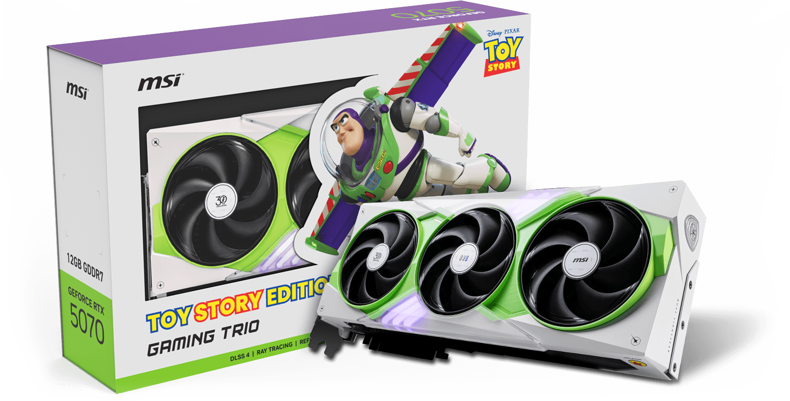 Toy Story MSI collab PC components