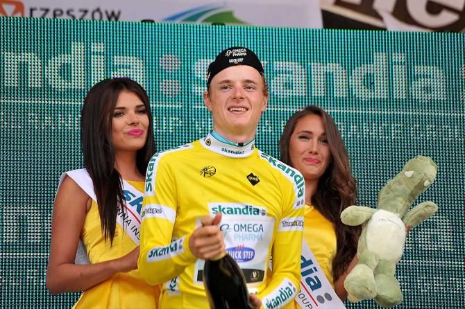 Tour of Poland leader Petr Vakoc (Omega Pharma-Quickstep)