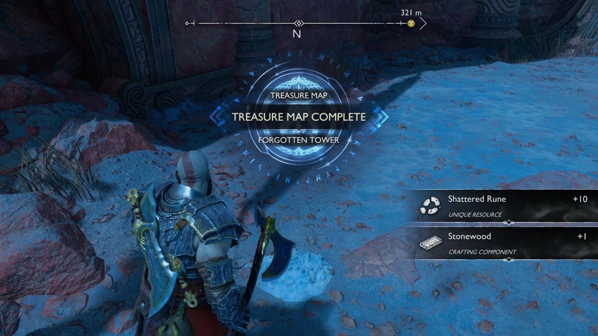 Treasure Maps God of War Ragnarok, Vanaheim: Ruins of the Cliff, Garden of  Noatun - Millenium