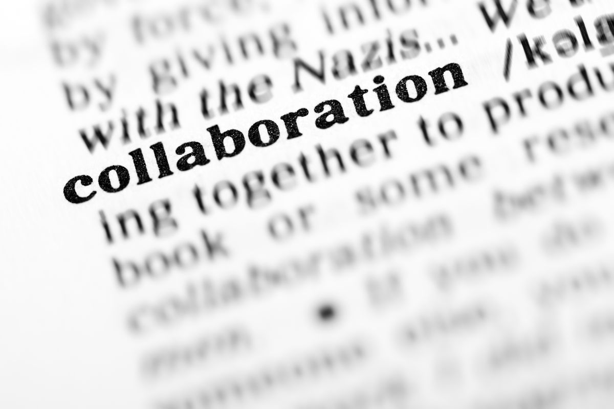 Collaboration entry in dictionary