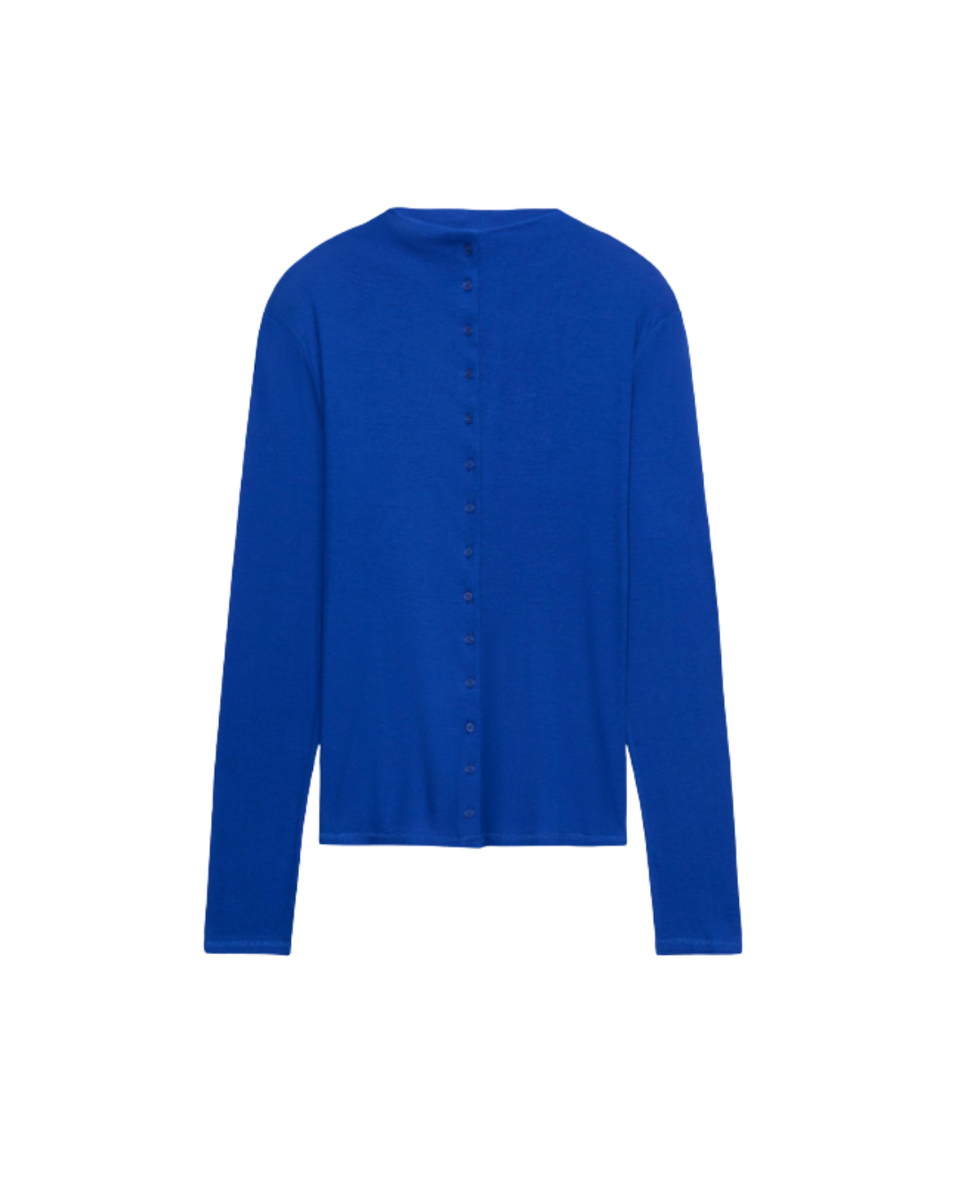 ZARA, High Neck Buttoned T-Shirt
