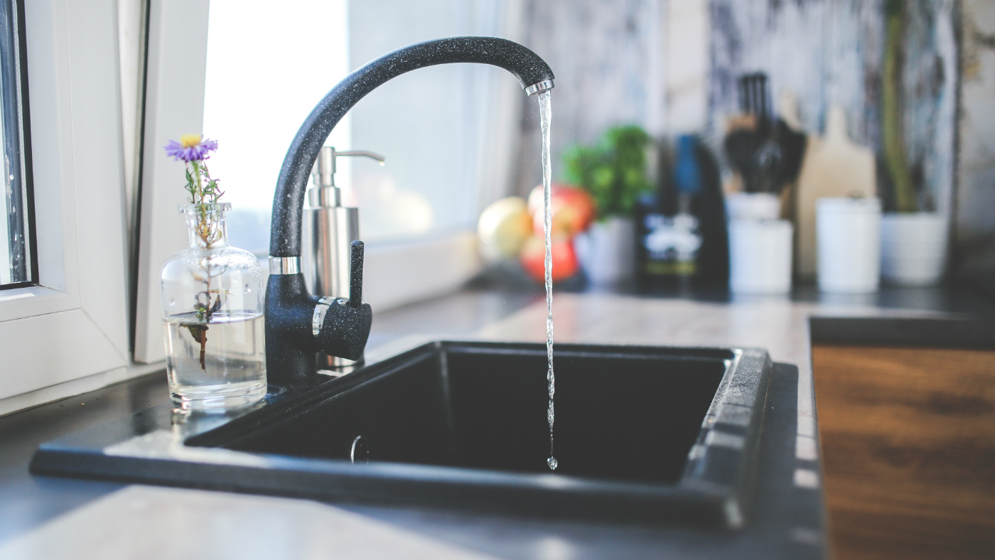 A kitchen tap