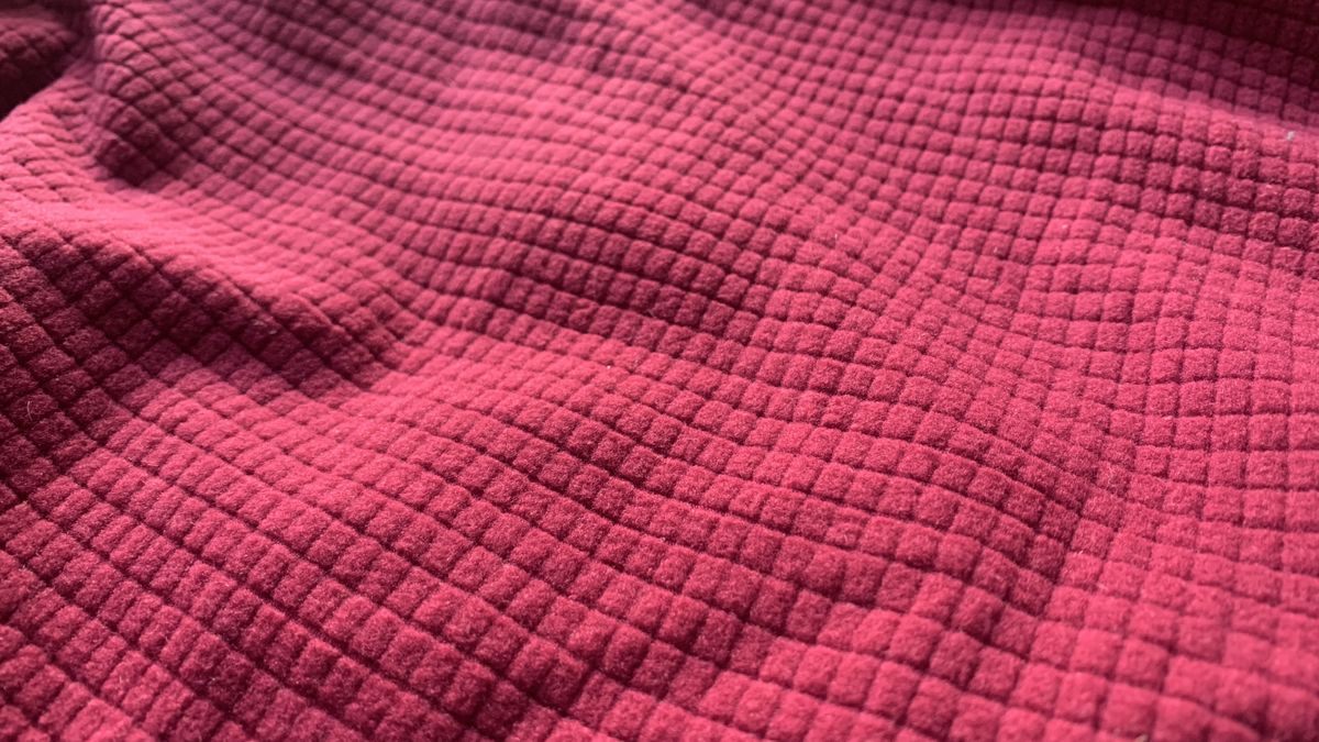 Closeup of microfleece fabric