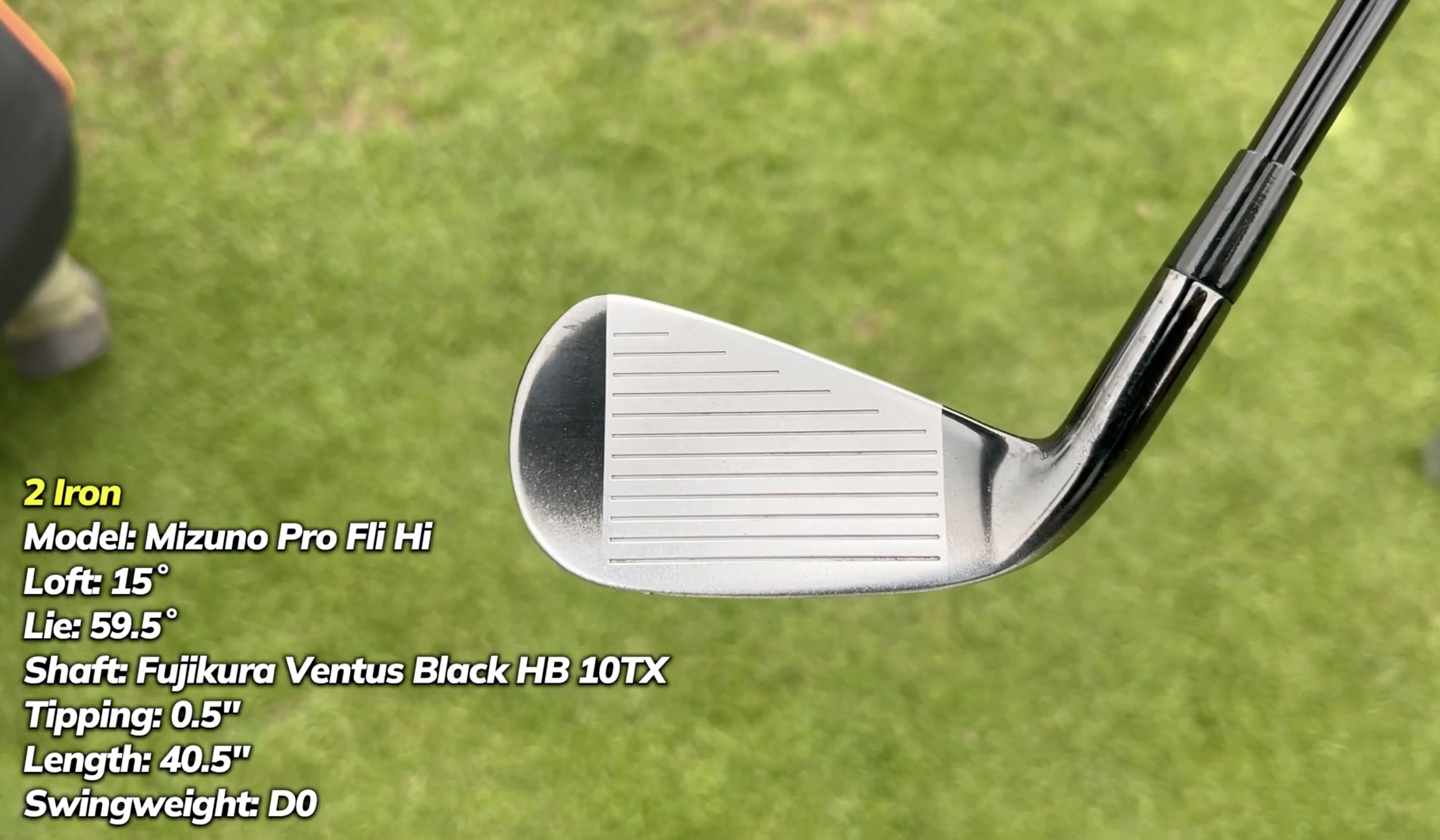 Marco Penge's Mizuno Fli Hi 2-iron