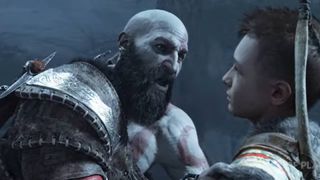 Hjältarna i God of War Ragnarök, Kratos och Atreus.