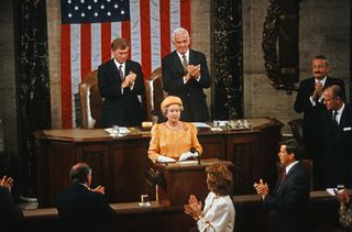 Queen Elizabeth II Address A Joint Session Of Congress