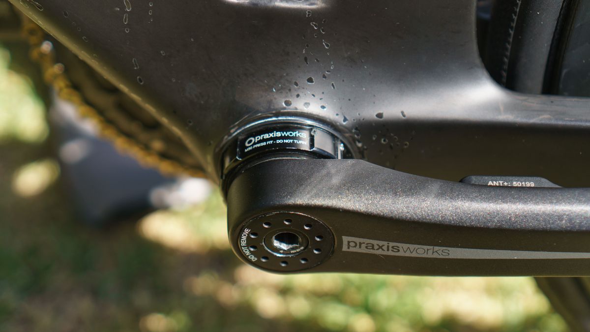 Praxis provides the crankset and bottom bracket