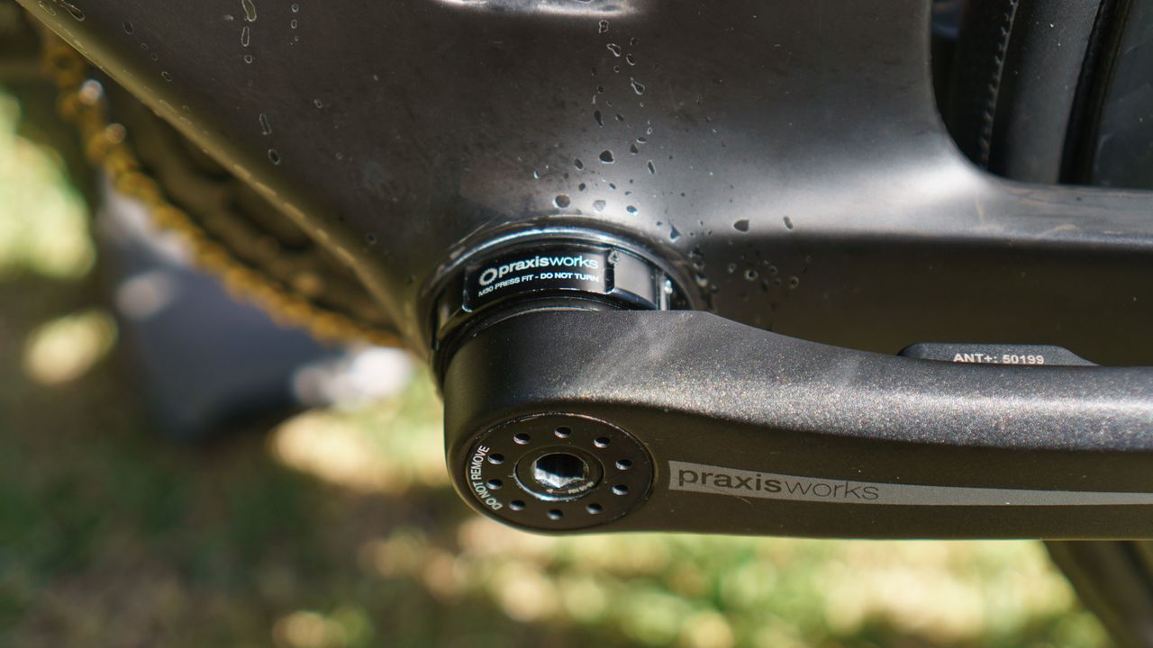 Praxis provides the crankset and bottom bracket
