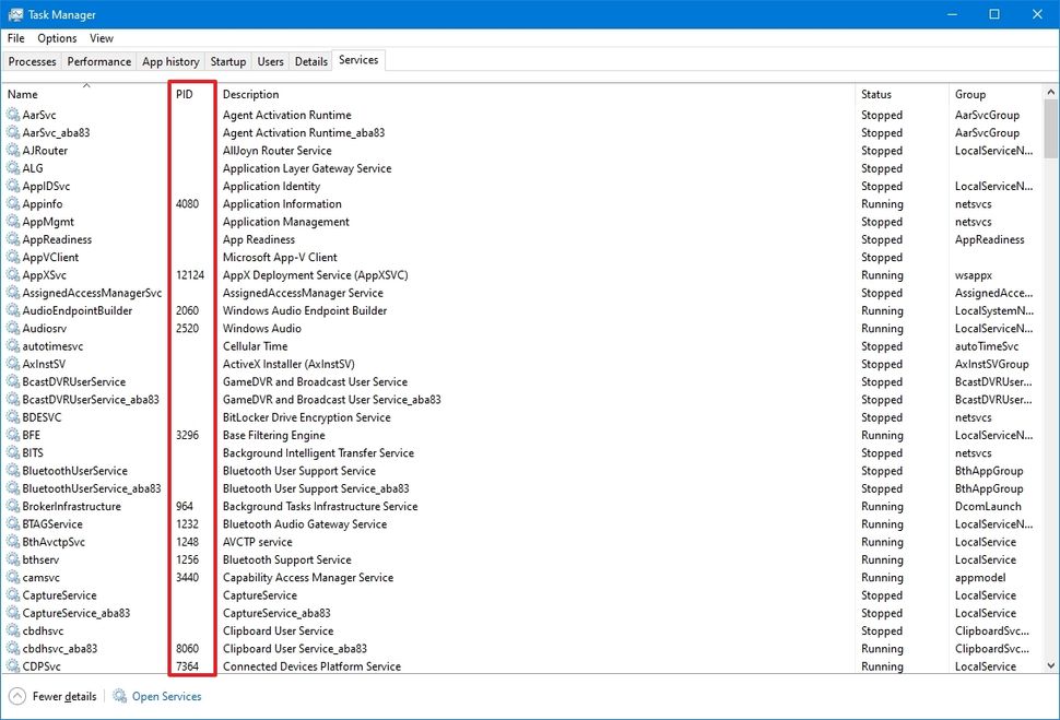 How to find out application Process ID on Windows 10 Windows Central