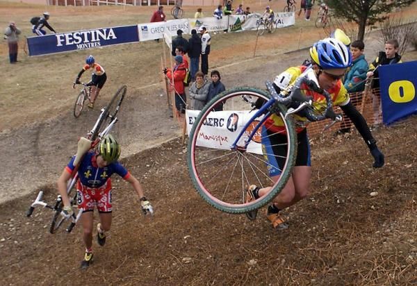 Back in 2000, Laurence Leboucher tackles a typical run-up