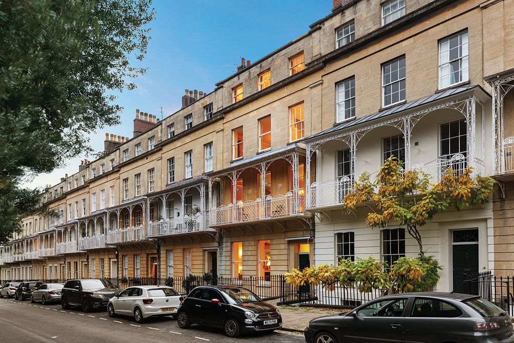 properties for city living: West Mall, Clifton, Bristol.