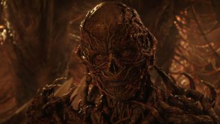 Close-up of Vecna's face in Stranger Things Season 5 Vol. 2