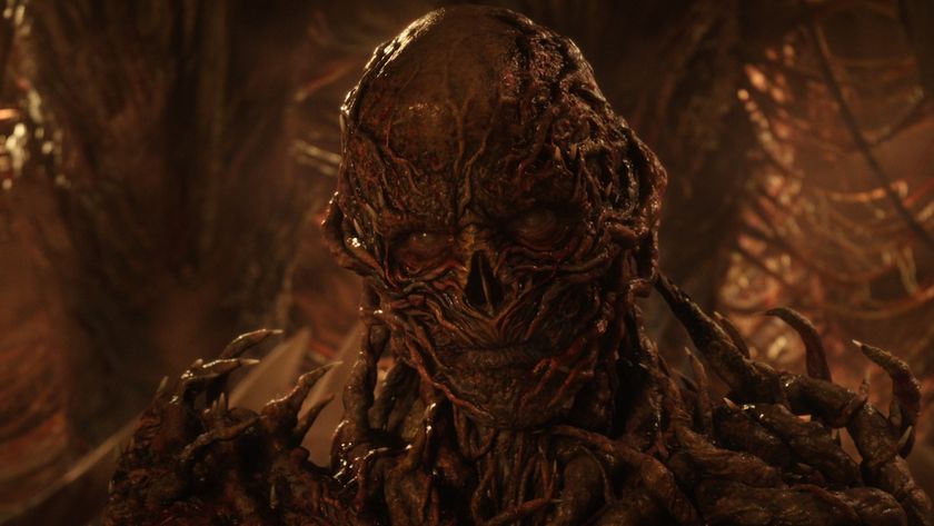Close-up of Vecna's face in Stranger Things Season 5 Vol. 2