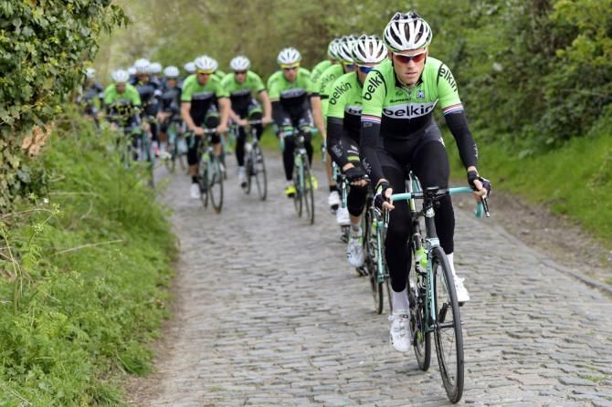 Boom, Boom, Boom: Lars Boom leads the Belkin squad