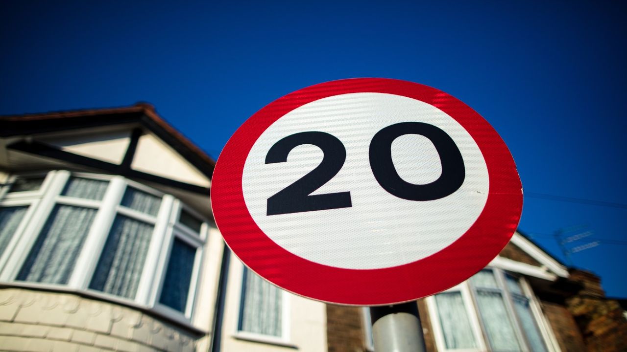 A 20mph speed limit