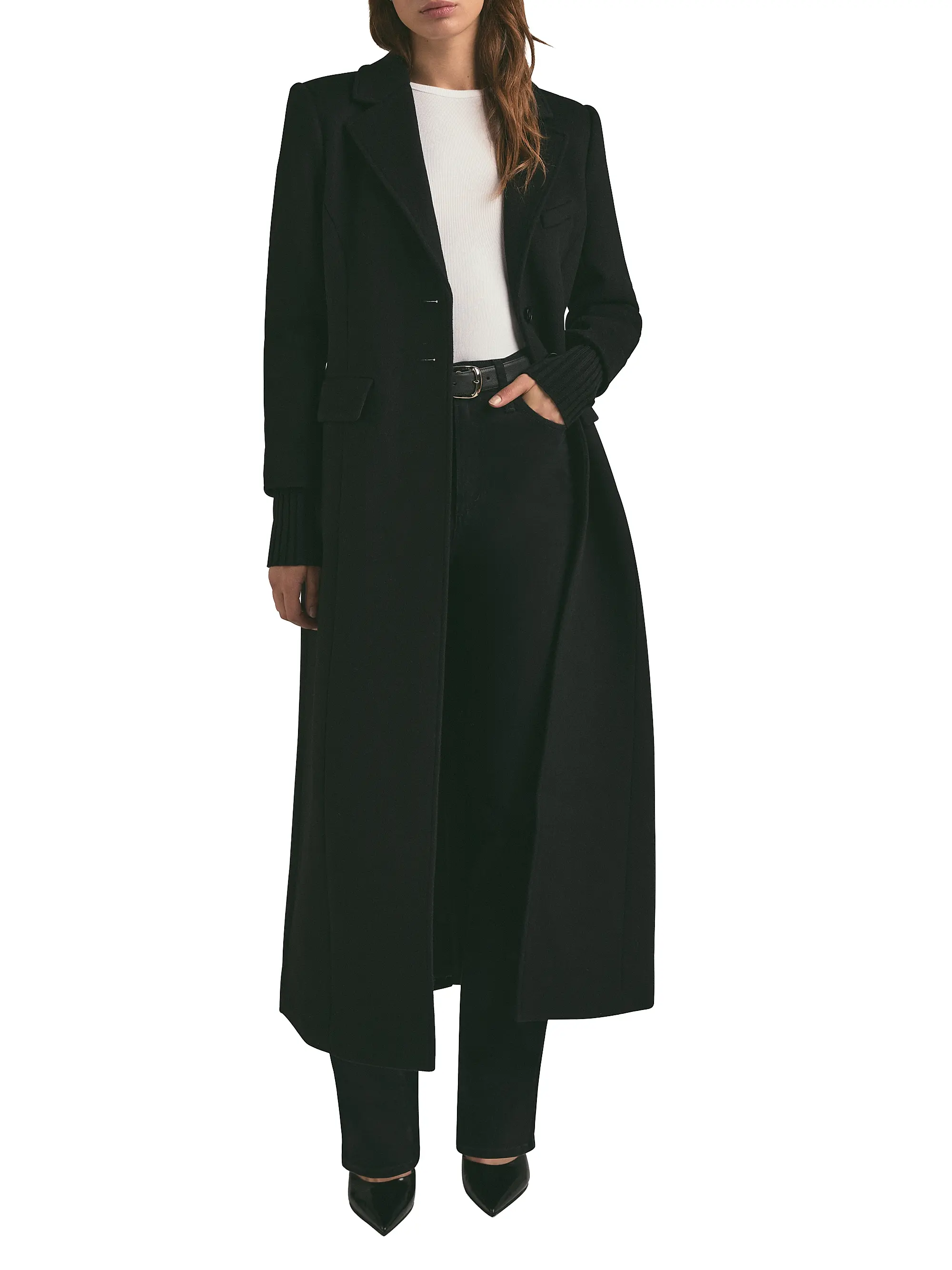 The City Wool-Blend Single-Breasted Coat