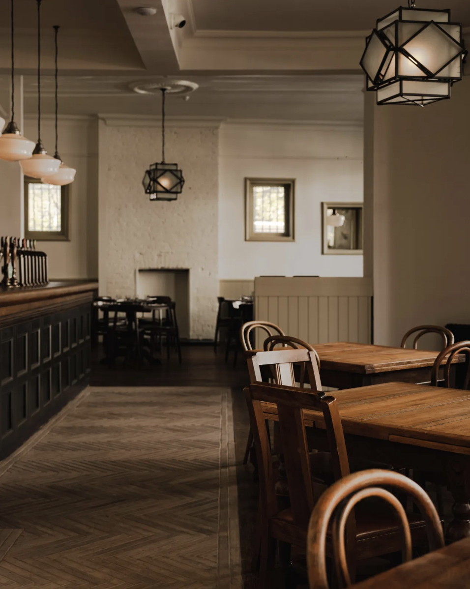 an image of the interiors of the pub