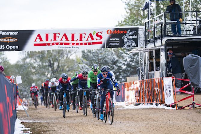 The start of day two of the 2018 US Open of Cyclocross
