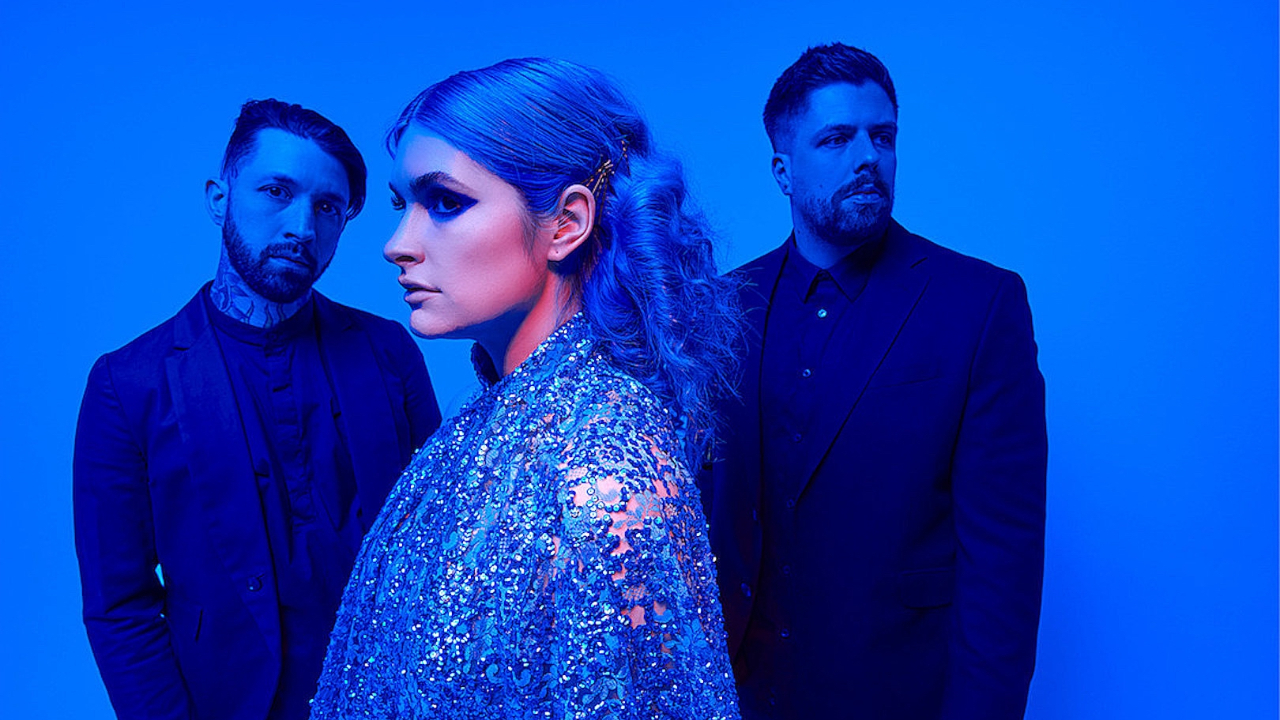 Spiritbox on a blue background