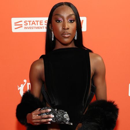 Flau'jae Johnson of LSU arrives prior to the 2026 WNBA Draft at The Shed on April 13, 2026 in New York City.