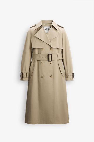 Zw Collection Water-Repellent Trench Coat