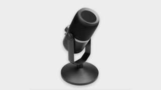 Thronmax microphone on a grey background