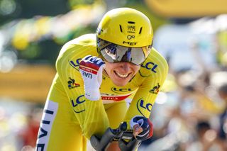 Tour de France 2021 - 108th Edition - 20th stage Libourne - Saint Emilion 30,8 km - 17/07/2021 - Tadej Pogacar (SLO - UAE Team Emirates)) - photo Jan De Meuleneir/PN/BettiniPhotoÂ©2021 