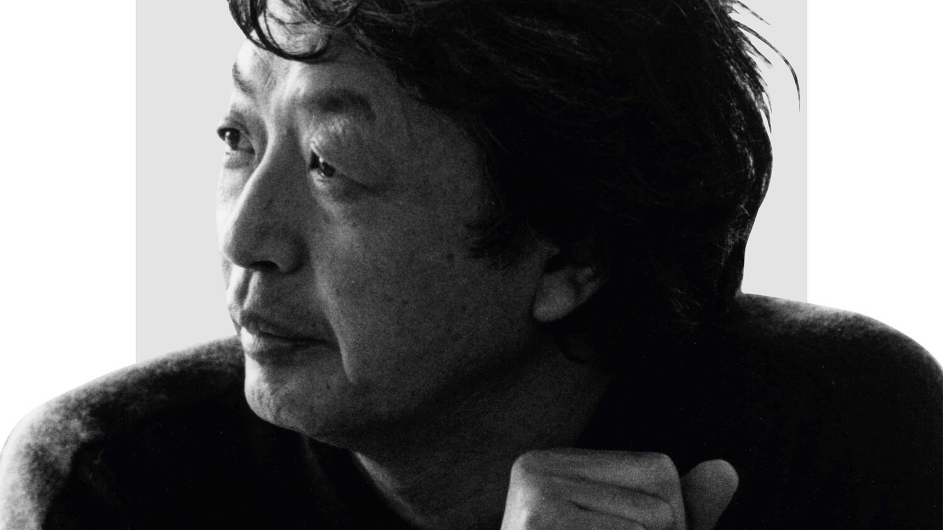 Shiro Kuramata: black and white portrait