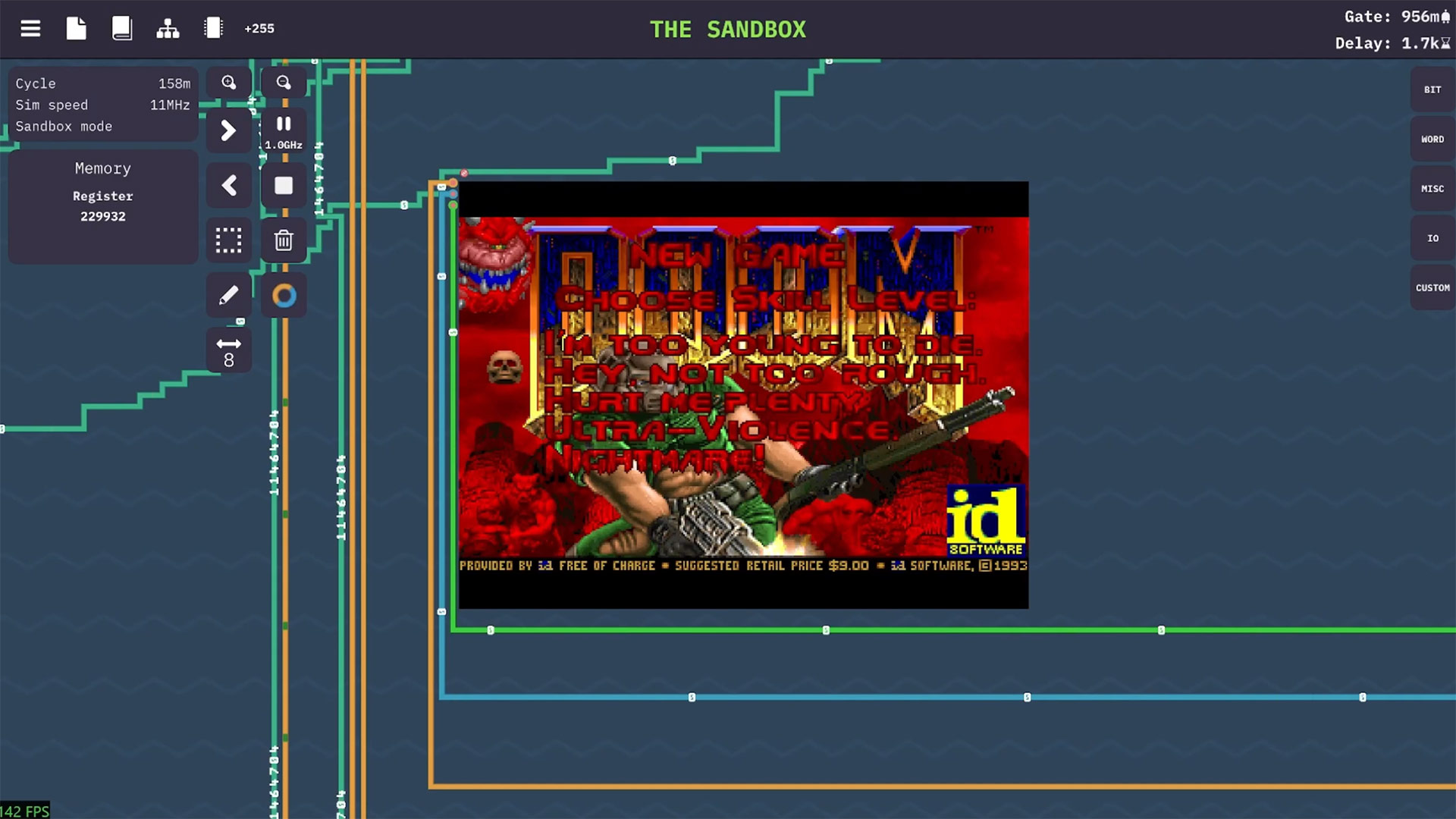 Doom on an AI-designed CPU