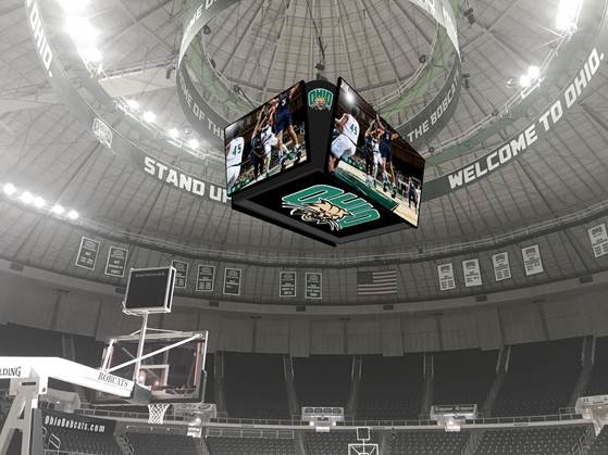 Ohio University Partners with ANC on New Center-Hung Display for Convocation Center