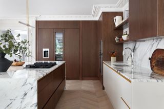 kitchen in Richmond house by Nomad