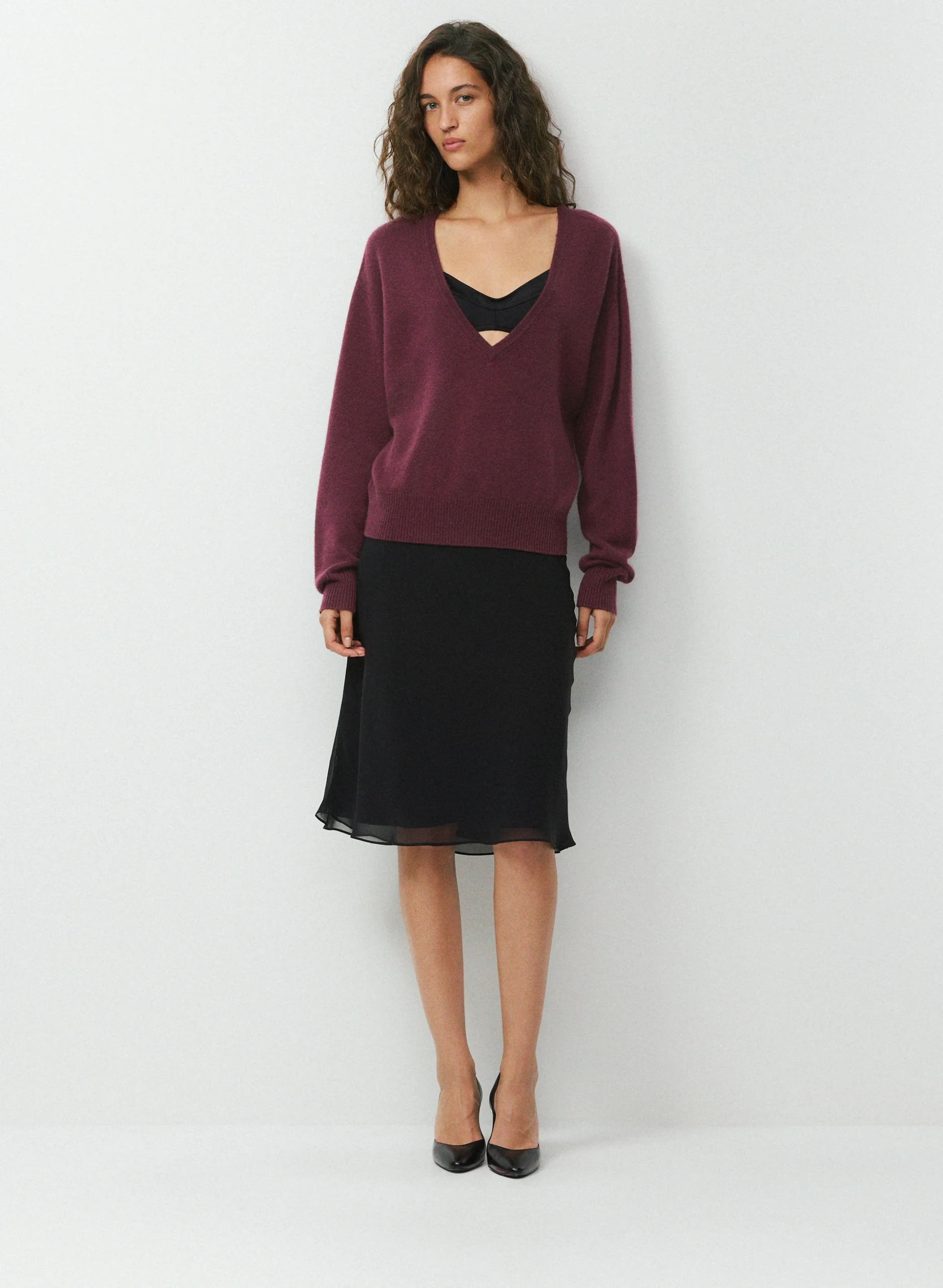 Essential Wool Cashmere Depth Sweater