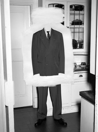 'Demobilization Suit, 1945', 2010, from the series Midcentury Studio, 2010-2011, which imagines the output of a Canadian Air Force man who becomes a press photographer in post-war Vancouver