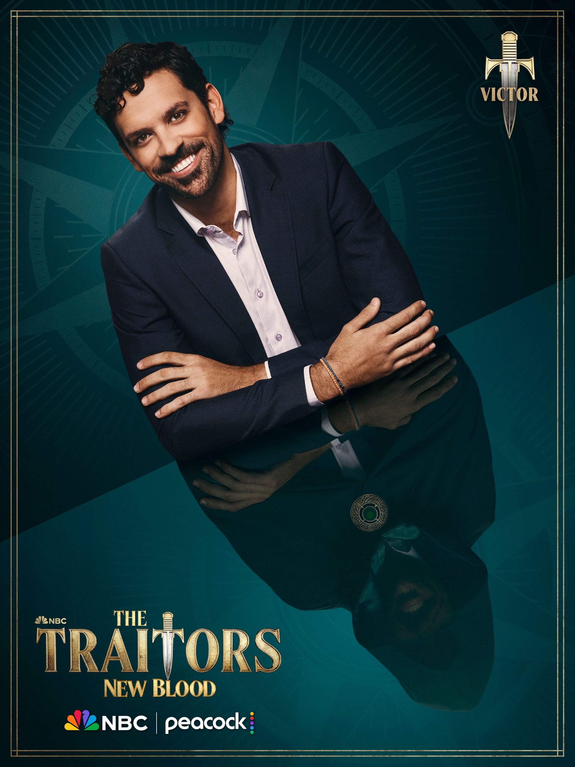 The cast portrait for Victor Vollbrechthausen from NBC's 'The Traitors: New Blood.'
