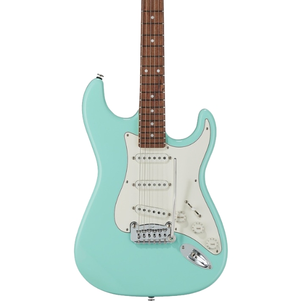 A G&L Fullerton Deluxe Legacy Strat-style guitar