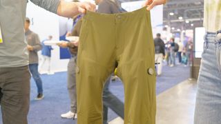 Close-up of the MO/GO power pants