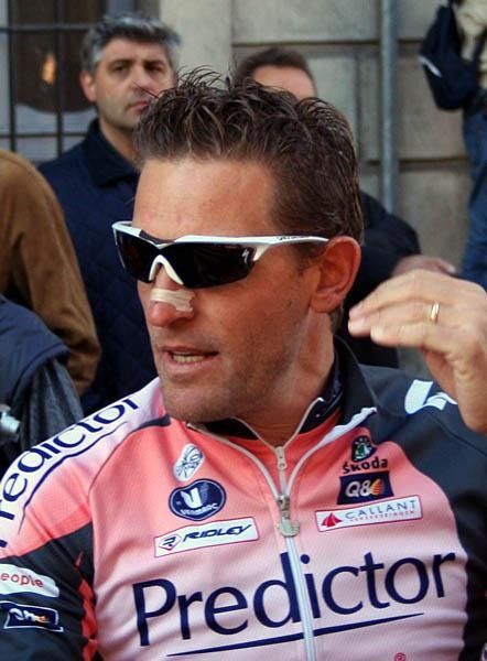 Stefano Zanini (Predictor - Lotto) was a rider in demand before the start