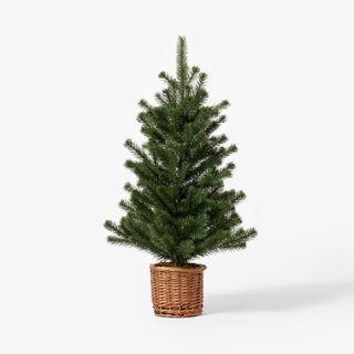 Large Pine Artificial Tree in Basket - Threshold™ designed with Studio McGee